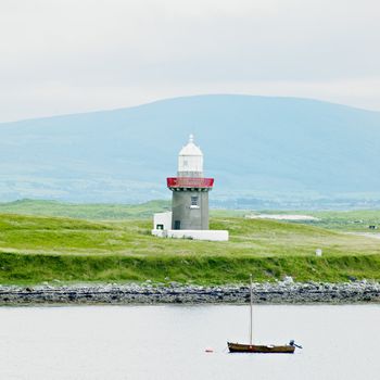 lighthouse, Rosses Point, County Sligo, Ireland