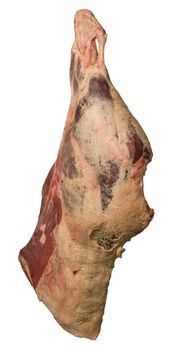 Meat towards white background