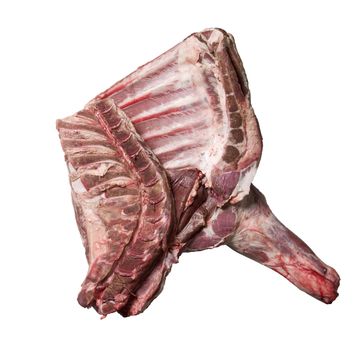 Meat towards white background