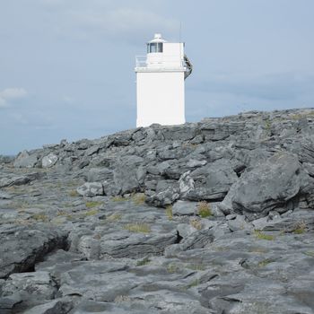 lighthouse, Black Head, County Clare, Ireland