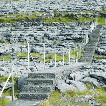 stairs, Black Head, County Clare, Ireland
