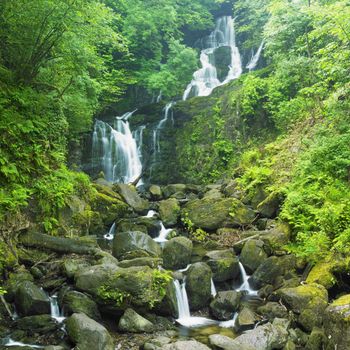 Torc Waterfall, Killarney National Park, County Kerry, Ireland