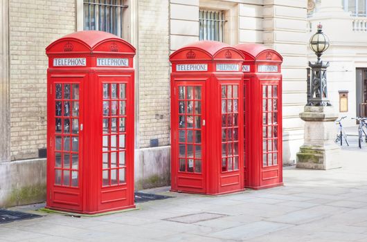 A photography of a red phone box in London UK