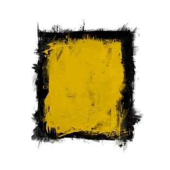 An illustration of a nice grunge wall black and yellow