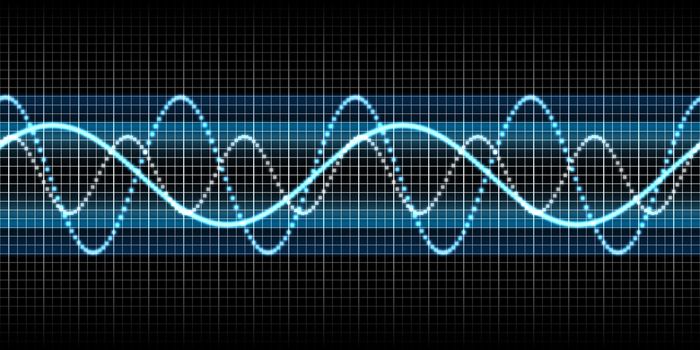 An illustration of a nice abstract seamless sound wave