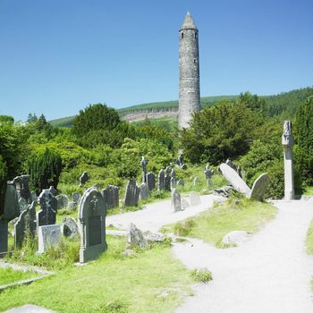 St. Kevin�s Monastery, Glendalough, County Wicklow, Ireland