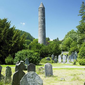 St. Kevin�s Monastery, Glendalough, County Wicklow, Ireland