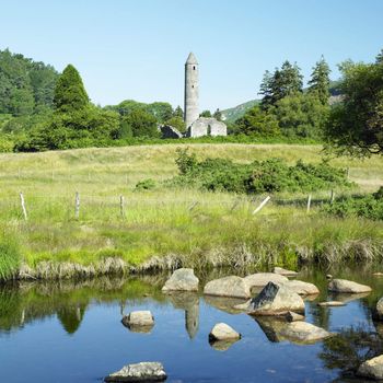 St. Kevin�s Monastery, Glendalough, County Wicklow, Ireland