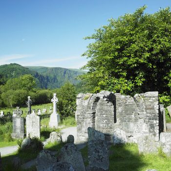 St. Kevin�s Monastery, Glendalough, County Wicklow, Ireland