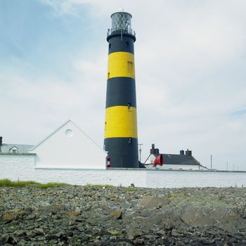 lighthouse, St. John''s Point, County Down, Northern Ireland