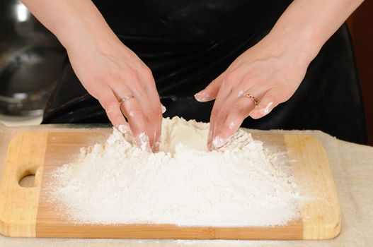 Preparation of the test for a baking of rolls