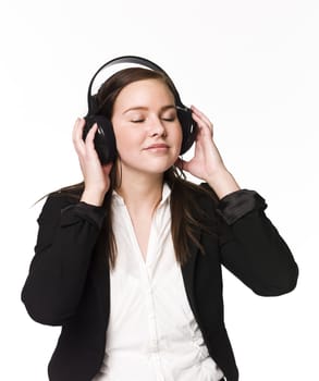 Girl listen to music