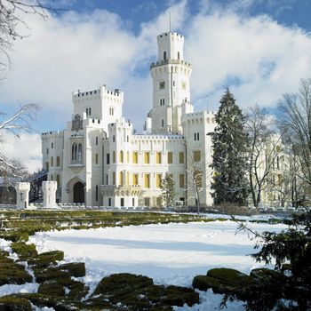 Hluboka nad Vltavou chateau, Czech Republic