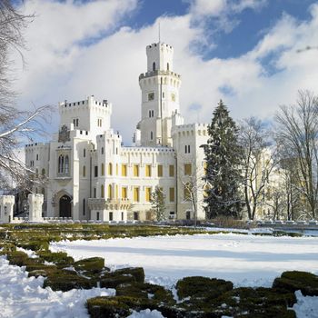 Hluboka nad Vltavou chateau, Czech Republic