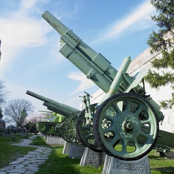 military technique, fortress Kalemegdan, Belgrade, Serbia