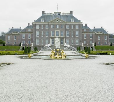 palace and gardens, Paleis Het Loo Castle near Apeldoorn, Netherlands