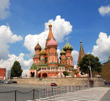 St.Basil's Cathedral in Moscow on Red Square