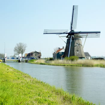windmill near Akersloot, Netherlands