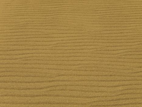Waves of sand formed by the wind.