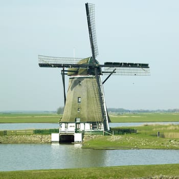 windmill, Texel Island, Netherlands