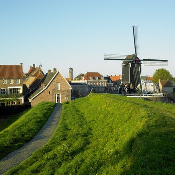 windmill, Heusden, Netherlands