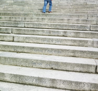 staircase, Hostyn, Czech Republic