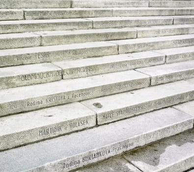 staircase, Hostyn, Czech Republic