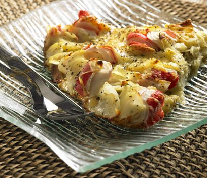 musaka with surimi