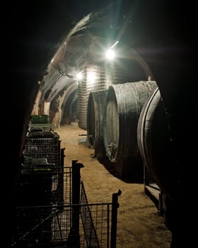 wine cellar, Winery of Oldrich Splichal and Jitka Splichalova, Novy Saldorf, Czech Republic