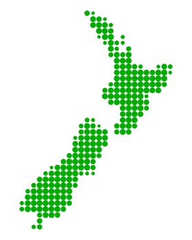 Map of New Zealand