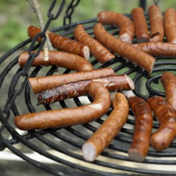 grilled sausages