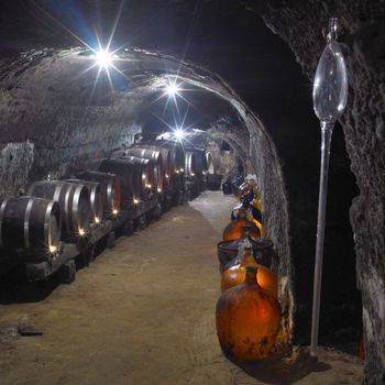 wine cellar, Vrba Winery, Vrbovec, Czech Republic