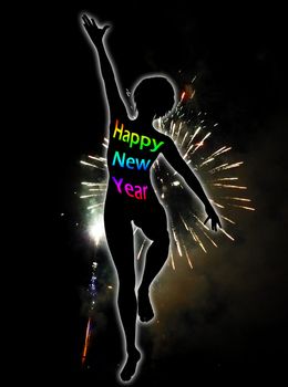 Conceptual image about celebrating the new year.