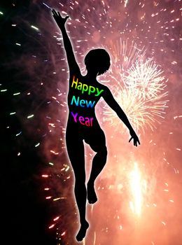 Conceptual image about celebrating the new year.