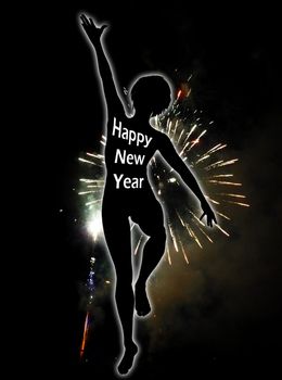 Conceptual image about celebrating the new year.