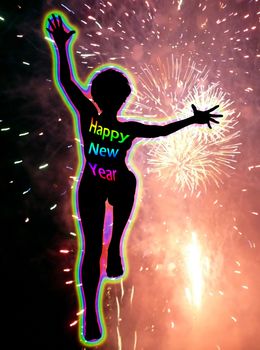 Conceptual image about celebrating the new year.