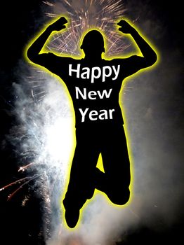 Conceptual image about celebrating the new year.