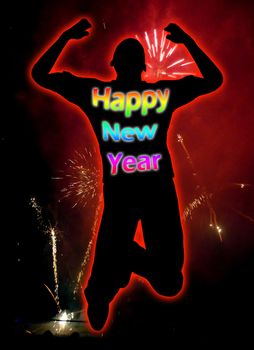 Conceptual image about celebrating the new year.