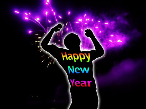 Conceptual image about celebrating the new year.