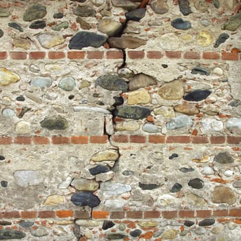 Old torn wall useful as a background