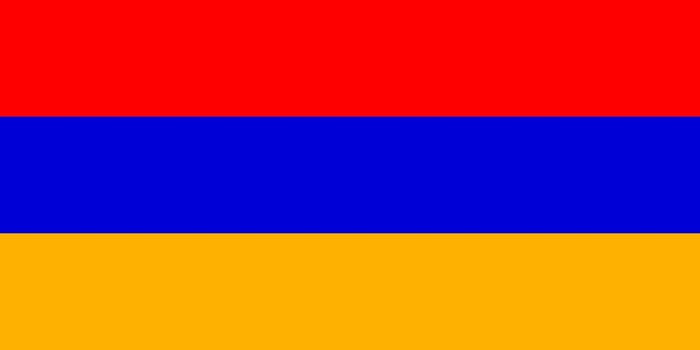 The national flag of Armenia