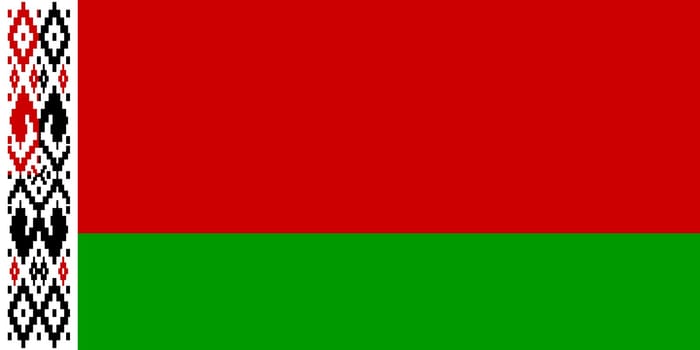 The national flag of Belarus