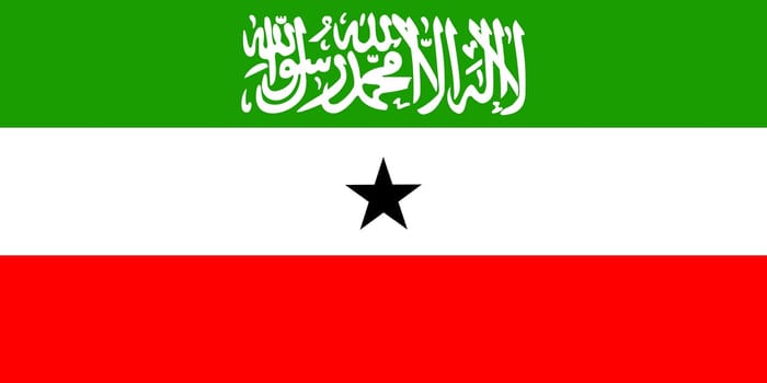 The national flag of Somaliland