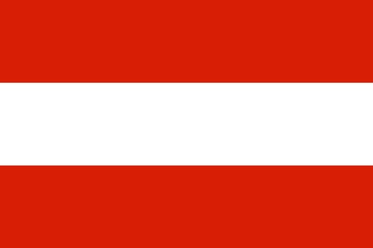 The national flag of Austria
