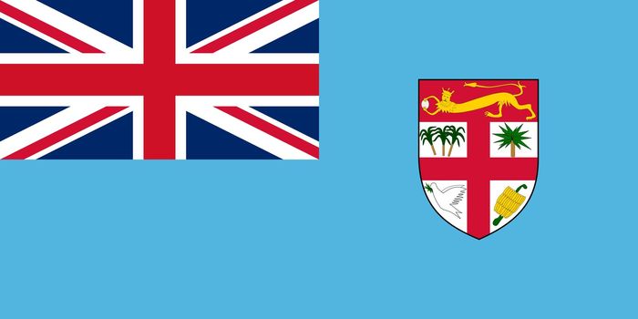 The national flag of Fiji