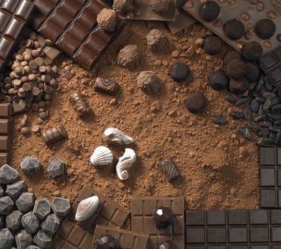 chocolate still life