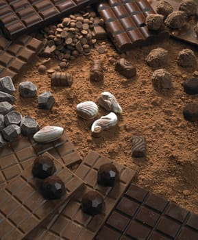 chocolate still life