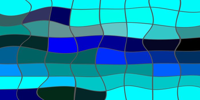 Illustration of swimming pool tiles underwater useful as a background