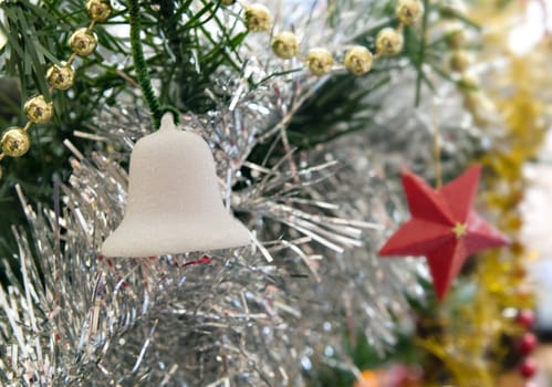 bell and star christmas tree decorations