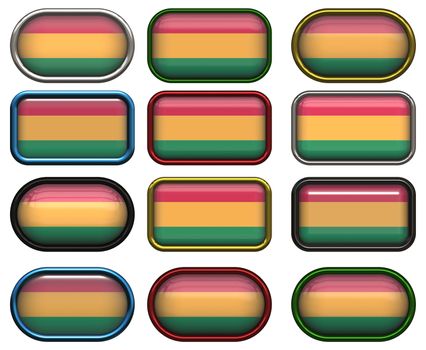 twelve buttons of the Flag of Bolivia